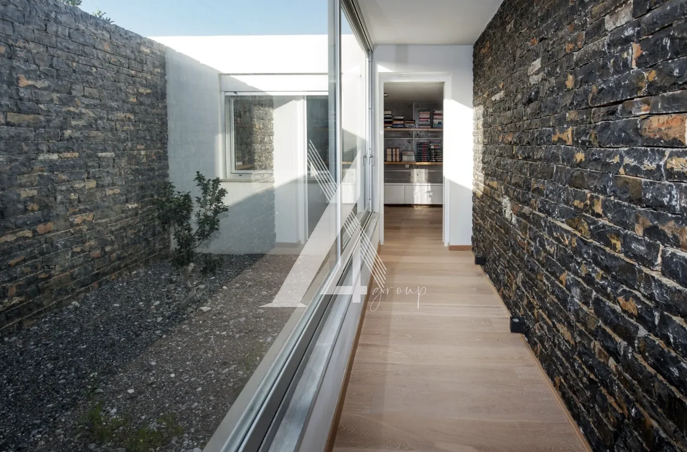 Stone hallway